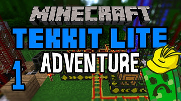 Minecraft: Tekkit Lite Adventure Pt 1 - Jetpacks and Flying Spiders!