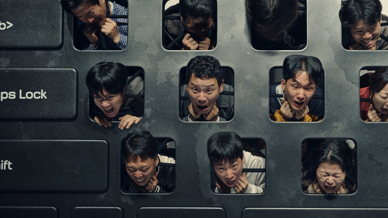 He Woke Up In A Nightmare Where Humans Are Used As KEYBOARD KEYS!