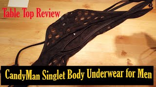 CandyMan Fashion Singlet Body Underwear for Men Tabletop Review