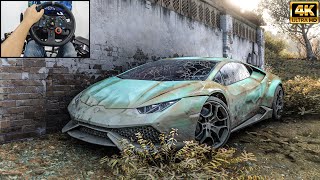 Rebuilding a Lamborghini Huracan  Forza Horizon 5 | Logitech g29 gameplay