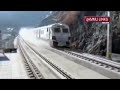 High speed train test conducted on sangaldan to khari rail line of usbrl project