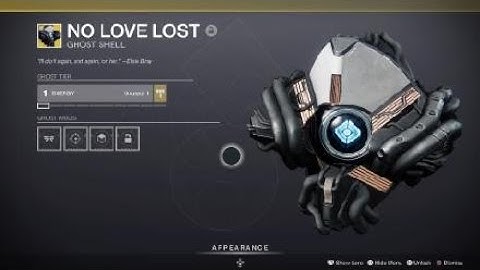 Destiny 2 No Love Lost Ghost Shell 2020.12.04