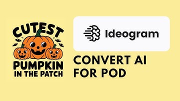 Convert Ideogram AI image to vector for Print On Demand