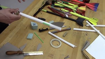Model rockets from scratch -- quick and easy!