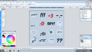 Teeworlds - How to create emoticons, mapres and 0.6 Skins Using Paint.NET