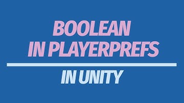 How to save a bool into PlayerPrefs | Unity