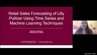 Retail Sales Forecasting of Lilly Pulitzer Using Time Series and Machine Learning Techniques