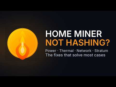 Home Miner Not Hashing? Troubleshooting Guide