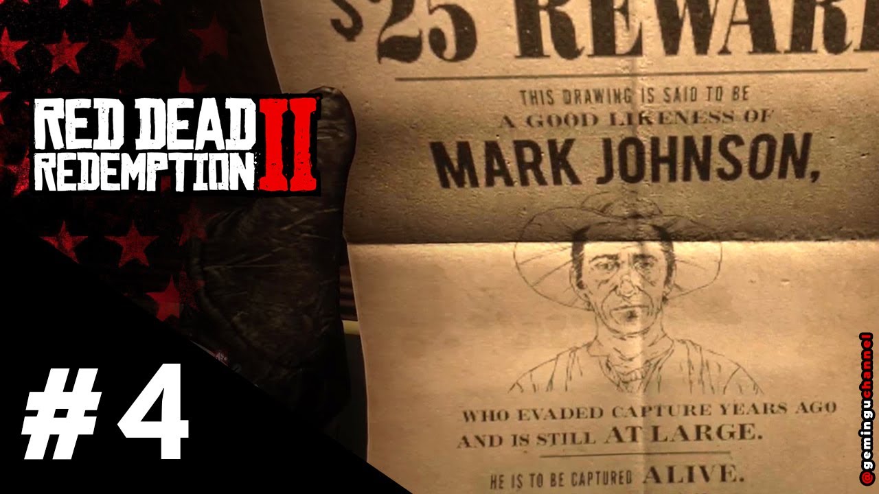 Red Dead Redemption 2 : Mark Johnson | Chasse à la prime - YouTube