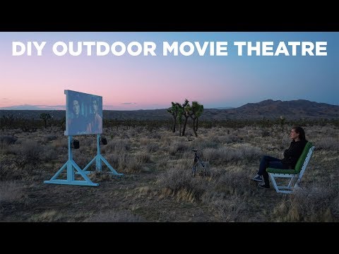 DIY Outdoor Movie Theater