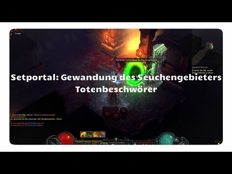 Totenbeschwörer: Gewandung des Seuchengebieters (Setportal, Setdungeon, Diablo 3)