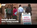 Georgia shatters early voting records