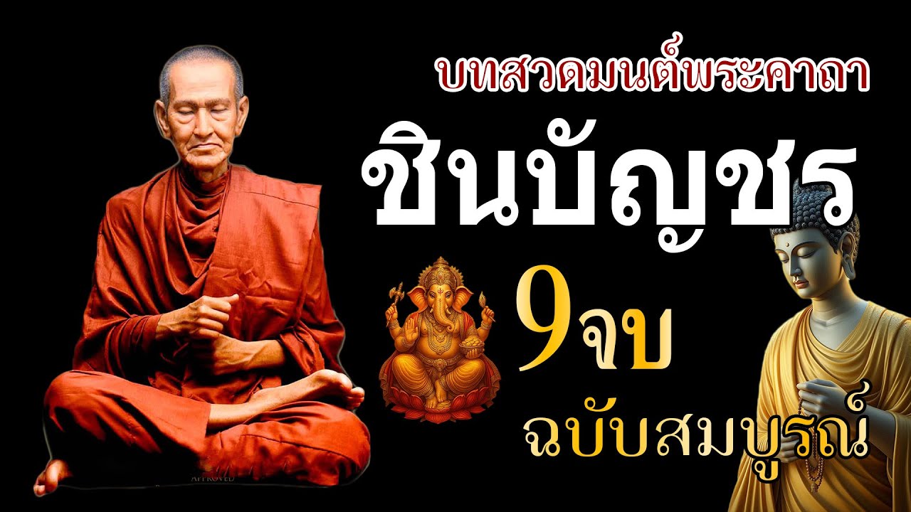 พระคาถาชินบัญชร 9 จบ คาถาแรง ศักดิ์สิทธิมาก เรียกทรัพย์ ปลดหนี้ มีโชคลาภ รวยเร็วขึ้นทันตา