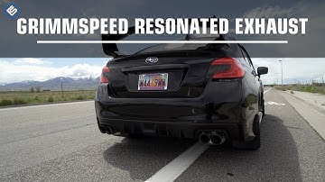 GrimmSpeed Resonated Cat Back - Subaru WRX 2015+ Exhaust Sound Clip