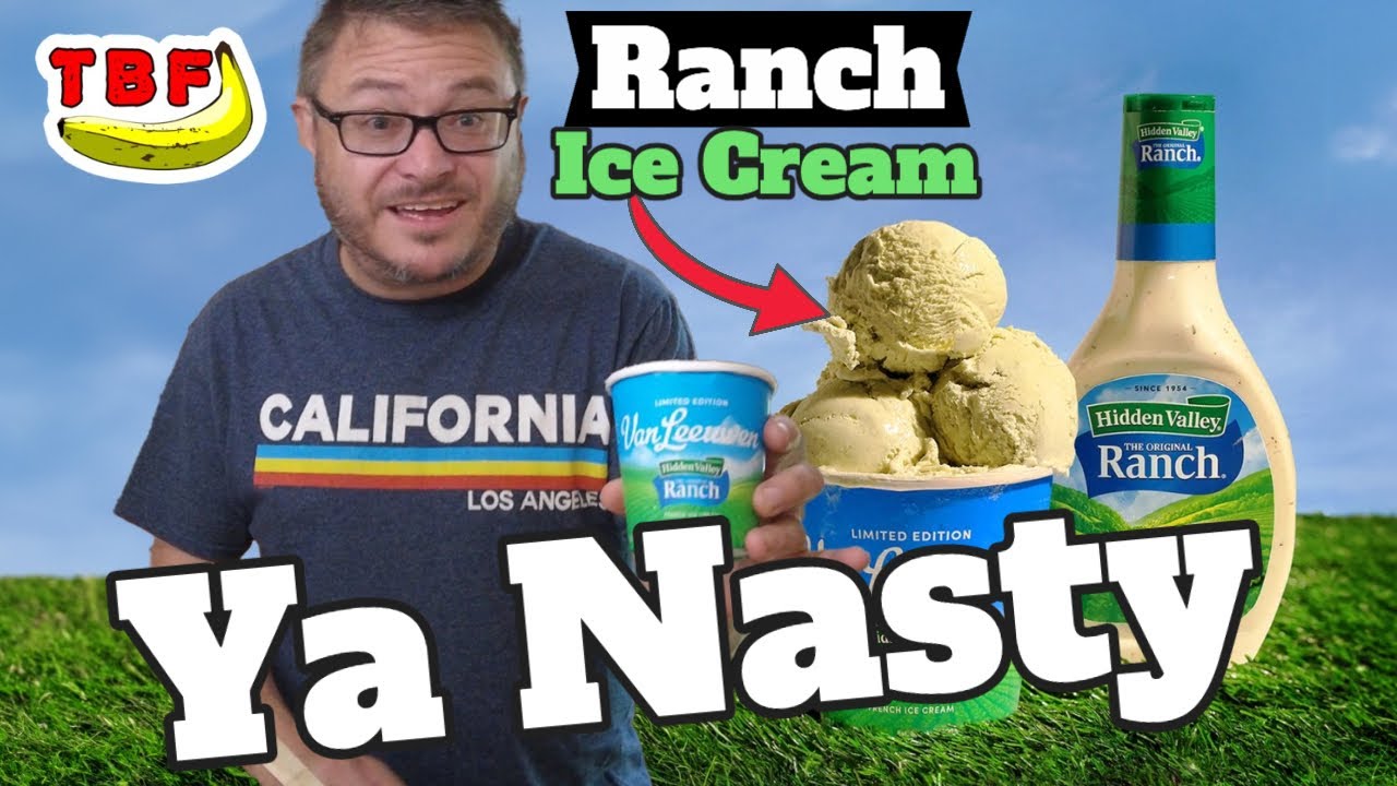 ranch dressing ice cream