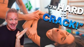 "I've Been To a Chiropractor Before & NOTHING HAPPENED" ~ Dr. Doug Challenged to Get Cracks! 🫣