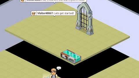 Habbo Wired Tutorial #1 : Toggle a Furniture with a Switch!