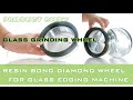 Resin bond diamond cup wheel for glass edging forturetools abrasives