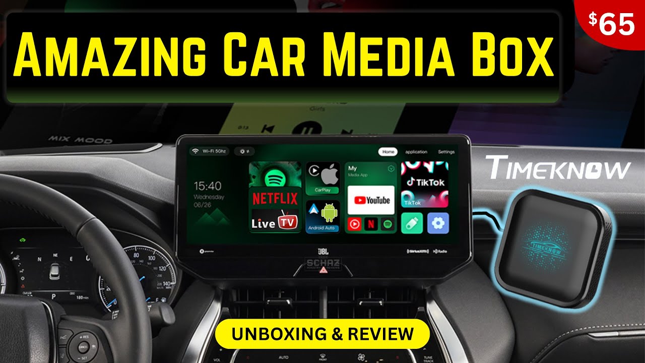 TIMEKNOW CarPlay AI Box Media Adapter ⫸ UNBOXING REVIEW ⫷ 