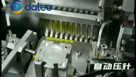 Fully automated production process of wire to board connectors