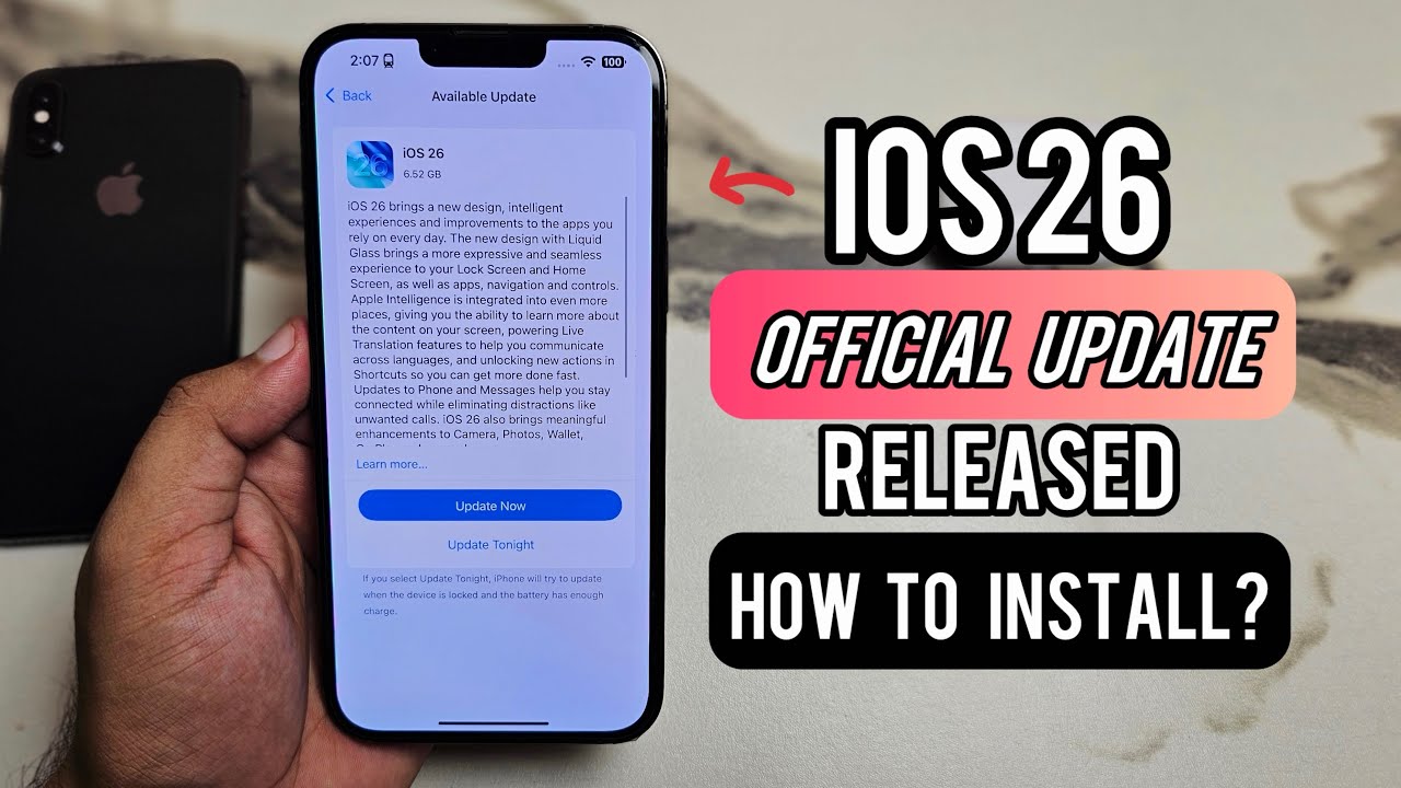 Loading Ios 26 iOS 26 Stable Released | What's New | How to install iOS 26 On Any ...
