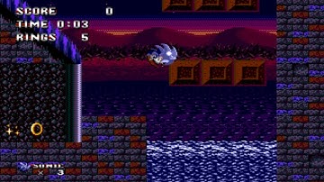 [TAS] Sonic 1 Back to South Island (Demo) in 12 seconds [CamHack]