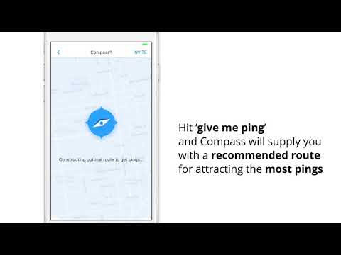 How to attract pings with SherpaShare's Compass