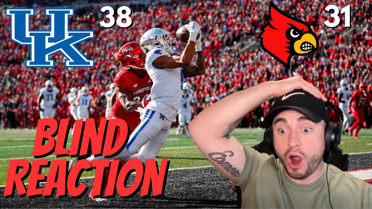 Louisville Rivals 2023 Kentucky vs Louisville Blind Reaction | An EPIC game between in ...