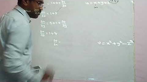 Formation of PDE by eliminating arbitrary functions video 3, Vijaya Vittala Institute Of Technology