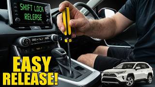 Operating the Shift Lock Release on a Toyota RAV4!