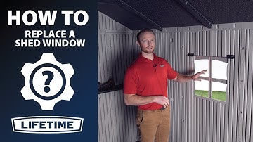 How to Replace Your Lifetime Shed Window | Lifetime How To Video