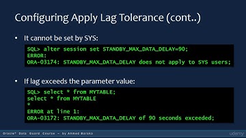 Oracle 12C Data Guard Administration - Implementing Active Data Guard - Lecture