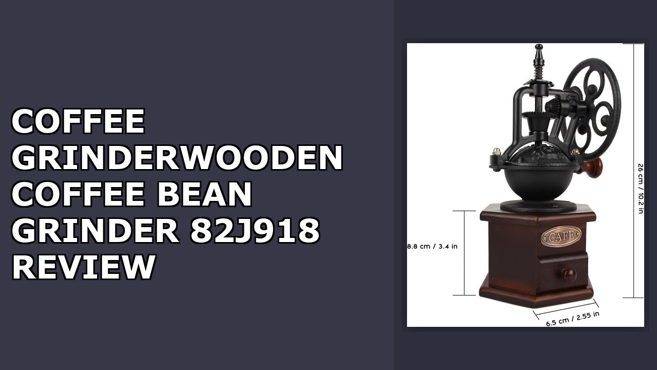 Coffee Grinder,Wooden Coffee Bean Grinder Manual Coffee Grinder Roller, Antique Coffee Mill Review
