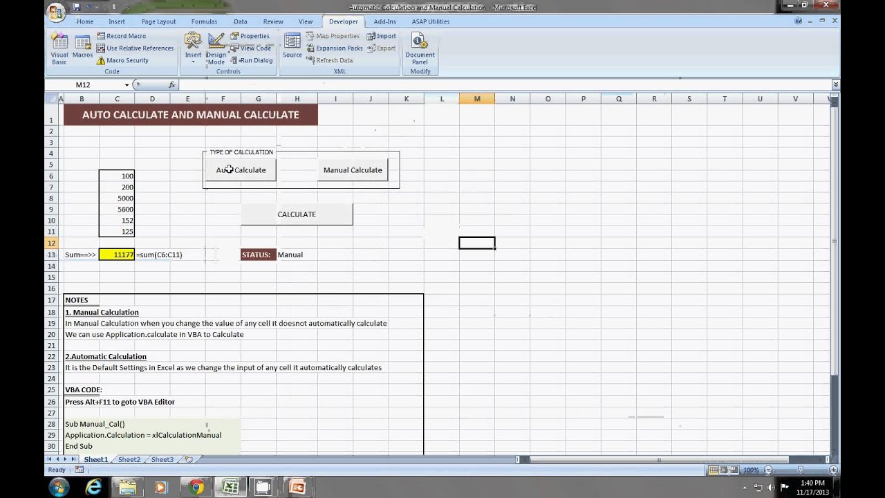 how to make a calculator in excel for mac vba