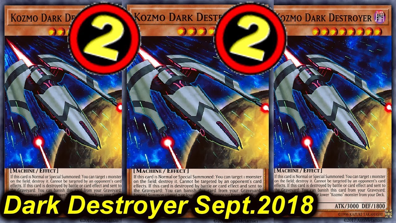 【YGOPRO】KOZMO DARK DESTROYER *september 2018*
