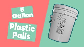 5 Gallon Plastic Pails | The Cary Company