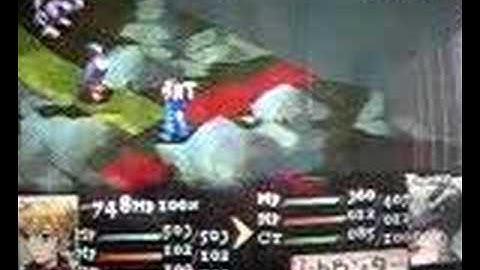 FFT jap - Ranza 902dmg Earth Slash + 224 Mimic