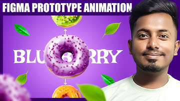 Figma 3D Donut Swipe Prototyping Animation | UI UX Design Tutorial in Tamil