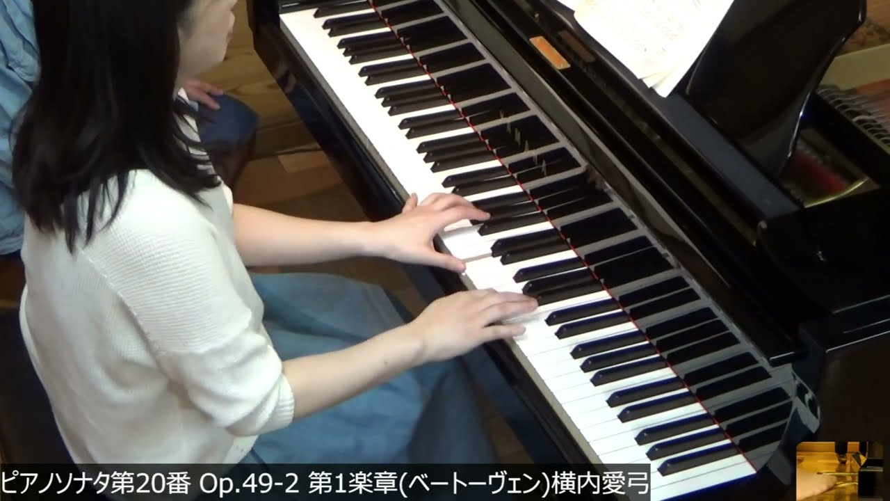 L.V.Beethoven: Piano Sonata No.19 op.49-1 1st movement / Kobayashi