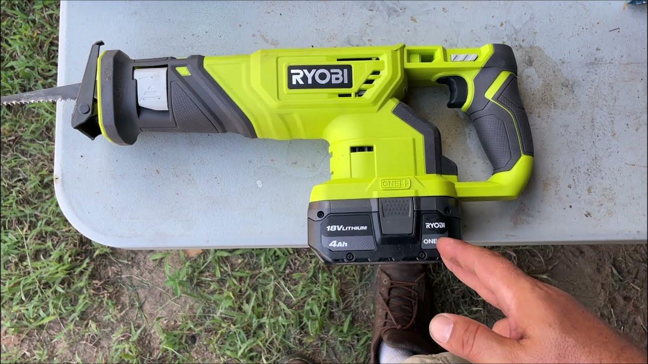 RYOBI reciprocating saw REVIEW 2021 sawzall YouTube