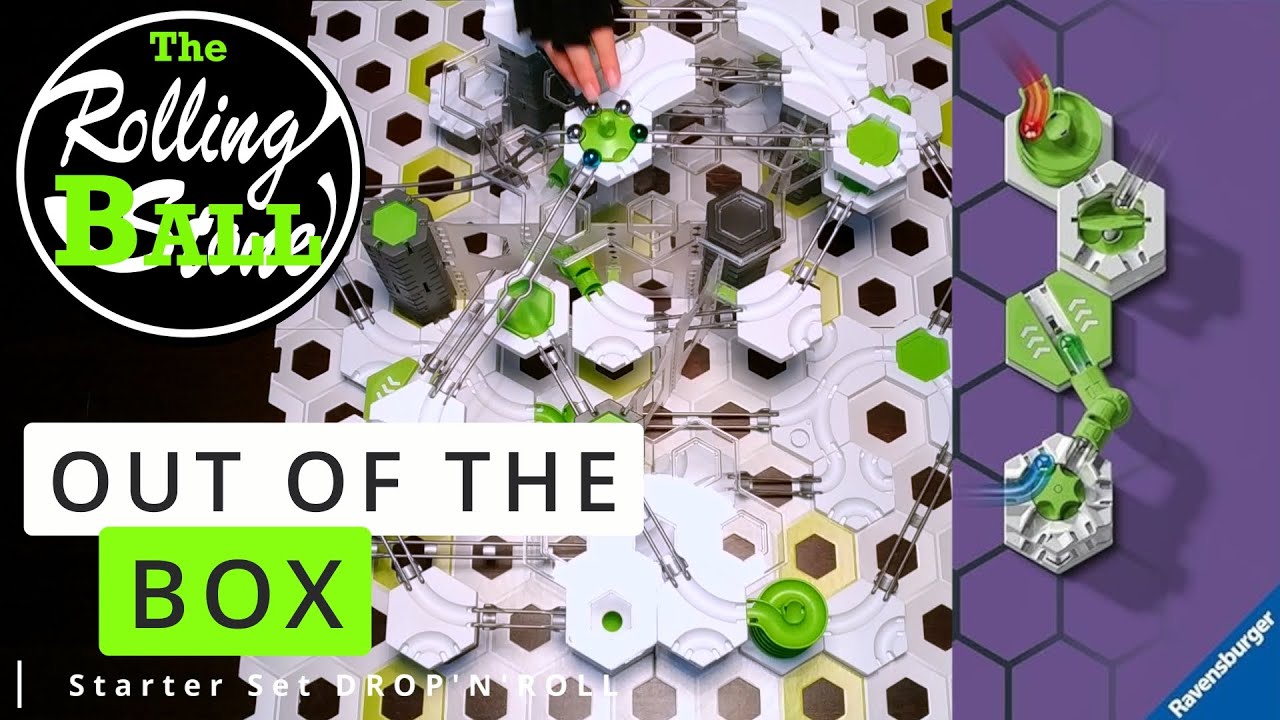 Gravitrax Pro Starter Set DROP'N'ROLL: What to build out of the box? (Gravitrax THEME Sets)