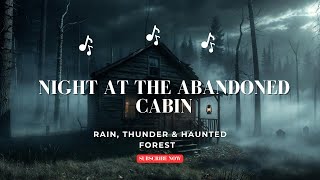  (No Ads) Abandoned Cabin Horror Ambience – Creepy Sleep Music, Feeling Watched, No Loud Sounds