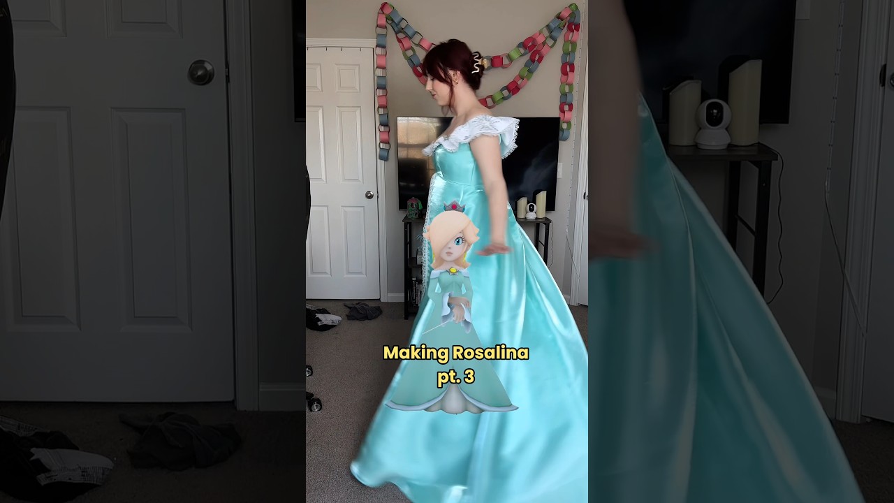 making Rosalina part 3! #mario #cosplay #sewing #rosalina #supermario #cosplayer