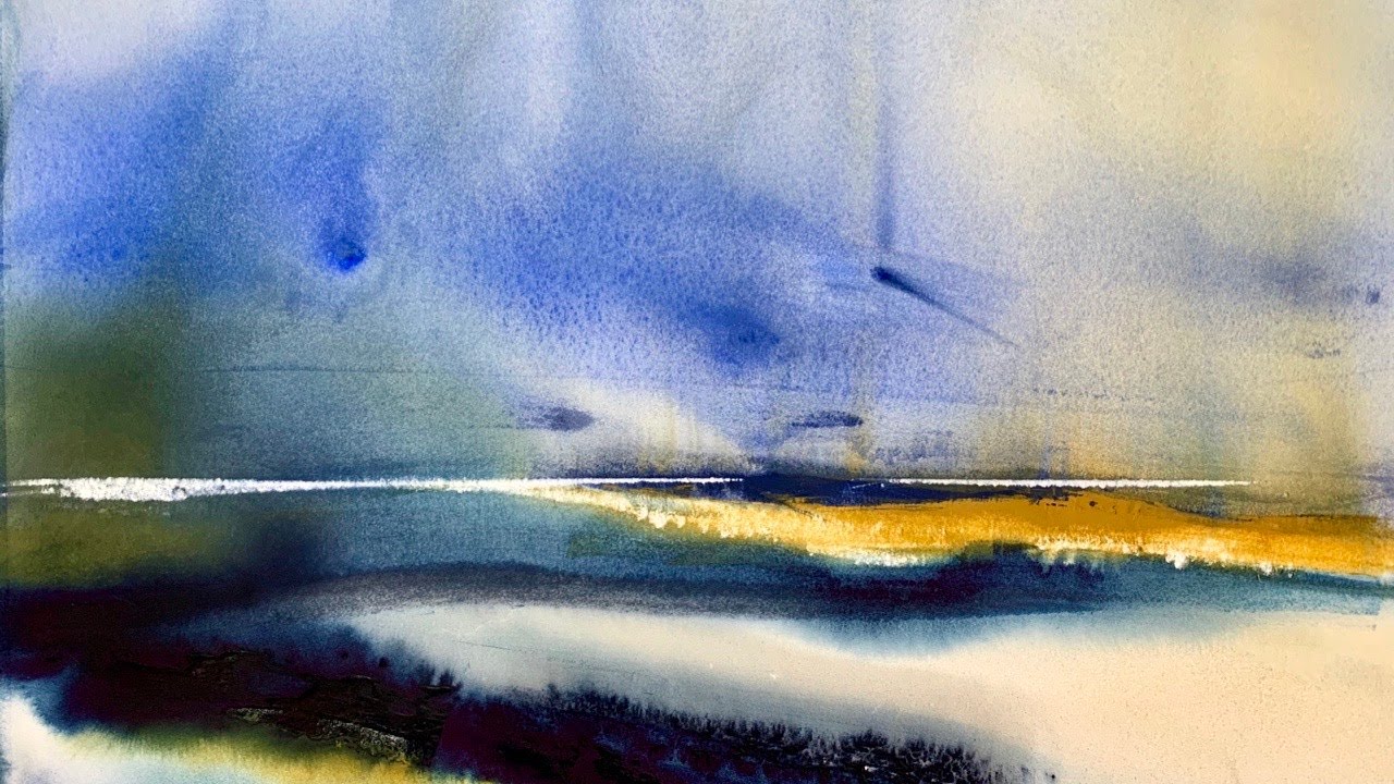 Large Abstract Watercolour - Youtube