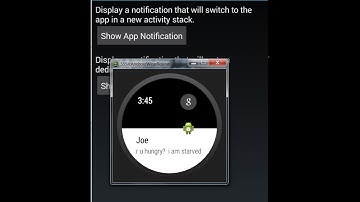 Android Wear: Demo App with Android Wear Preview