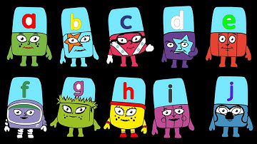 Numberblocks Alphabet Song Groove (Vocal Version) | Learn ABCs with Fun Singing and Dancing for Kids
