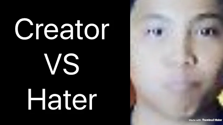 CREATOR V.S. HATER (Feat. Jordan Teano)