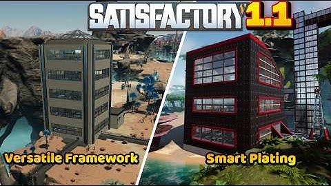 I Actually Automated Smart Plating for Once - New Satisfactory 1.1 Playthrough
