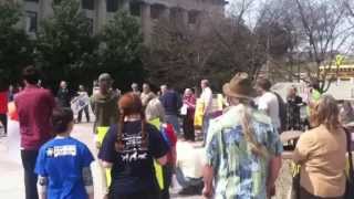 Environmentalists protest UT's fracking plans