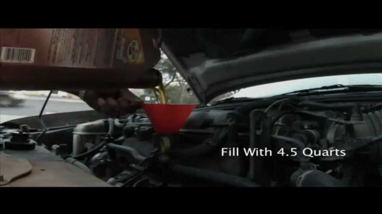 How To: 10 Minute Oil Change On A 2002 Chevy Malibu - YouTube